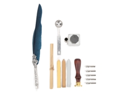Pluma suave con diseño retro, regalo Sfdps038033 Azul marino