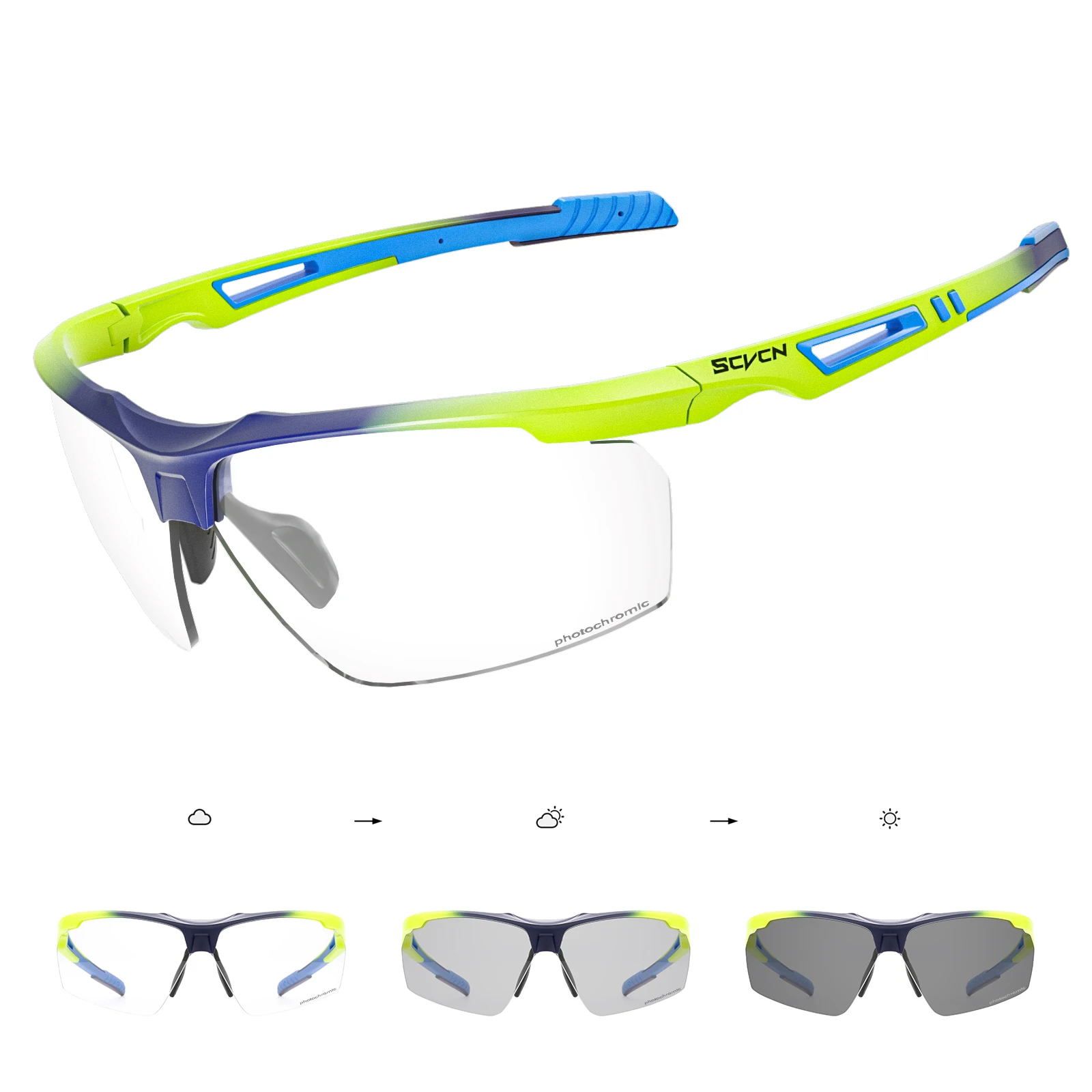 (estilo 6) Gafas De Sol De Ciclismo Fotocromáticas Unisex Con Protección Uv400.