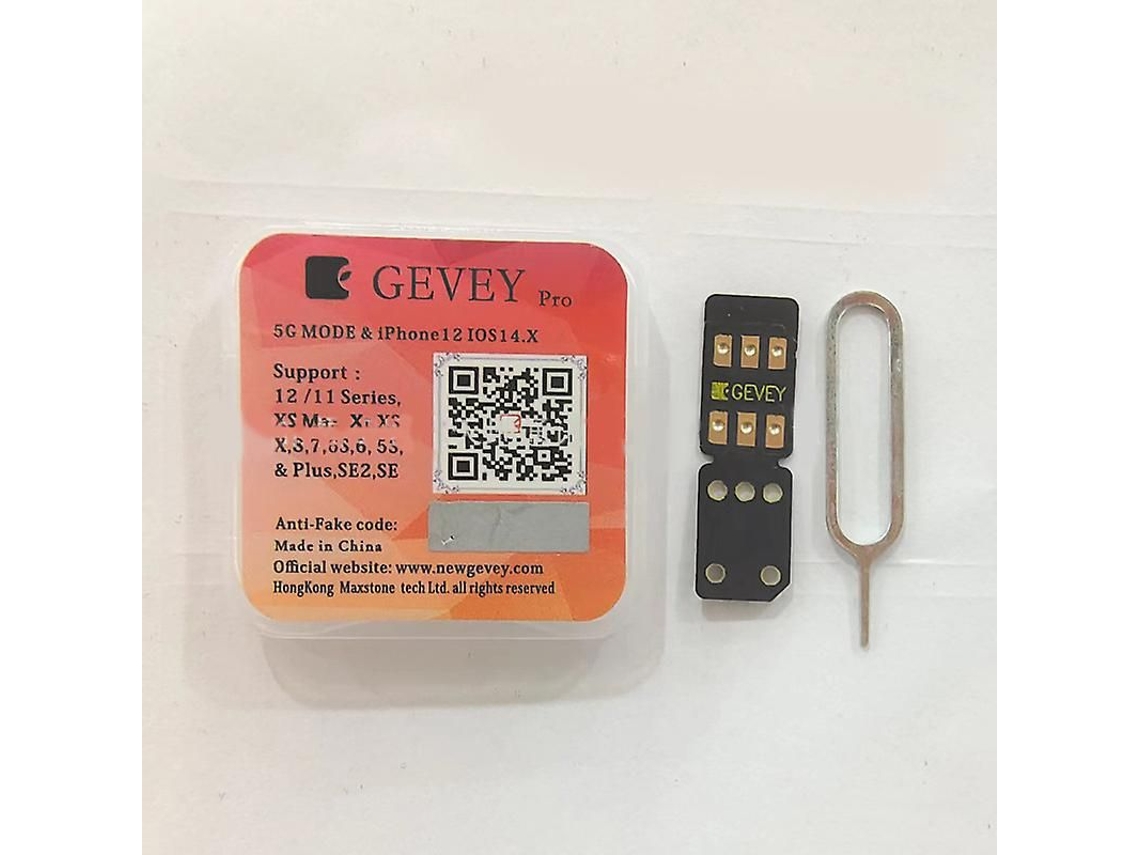 1 Pegatina De Tarjeta De Desbloqueo Gevey Pro Para Iphone 6s-7-8-x-xsm-11-13pm