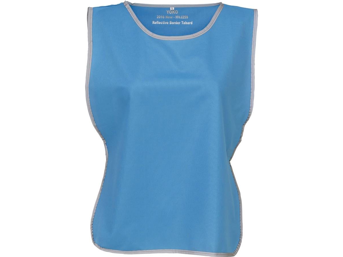 Chaleco YOKO con borde reflectante Azul (S-M)