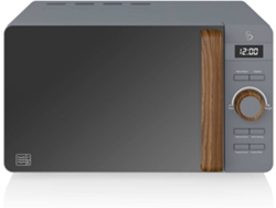 Microondas SWAN SM22036 (20L - Sin Grill - Gris)