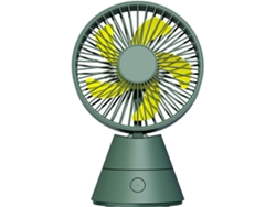 Ventiladores de escritorio pequeños y silenciosos con 3 velocidades, amplio ángulo de visión y ajustables, ideales para climas cálidos. Gokoco
