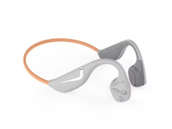 Auriculares Bluetooth de conducción ósea resistentes al agua IP67 con diseño de oído abierto para deportes, correr y ciclismo Bisbisous (gris)