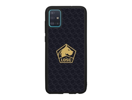 Funda Móvil Oficial Lille Fc para Samsung Galaxy A51 PHONECASES3D Piel Sintética Negro