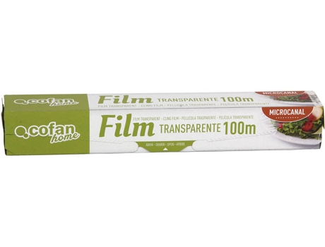 Film Transparente Doméstico Con Estuche Microcanal 100M
