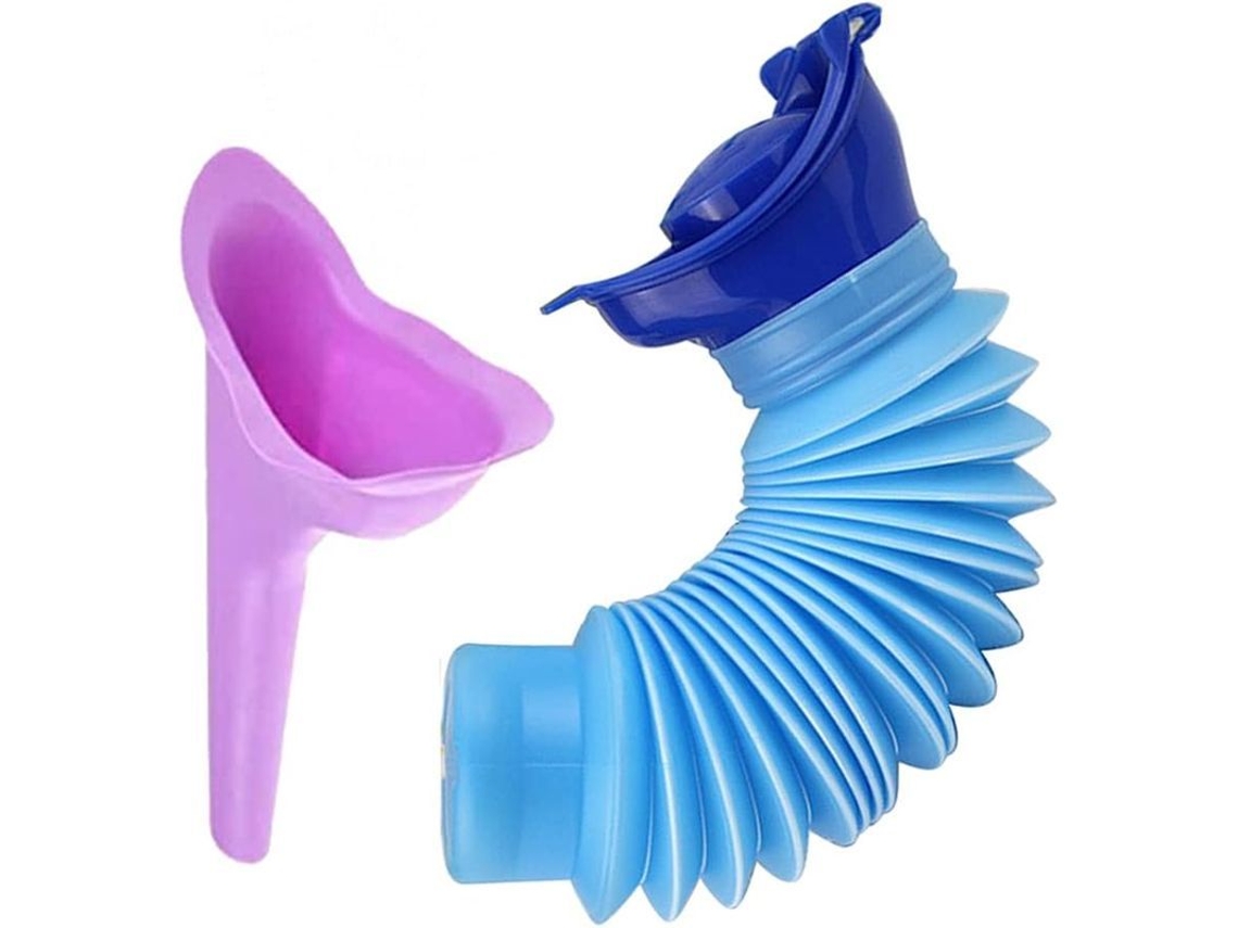 Urinario Plegable De 750 Ml, Inodoro Portátil Reutilizable Para Hombres Y Mujeres, Urinario De Emergencia.