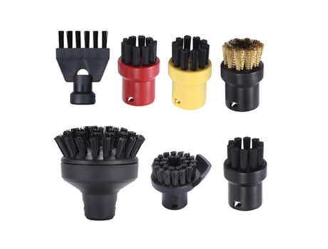 Escova redonda escova plana para karcher sc1 sc2 sc3 sc4 para vassoura a vapor