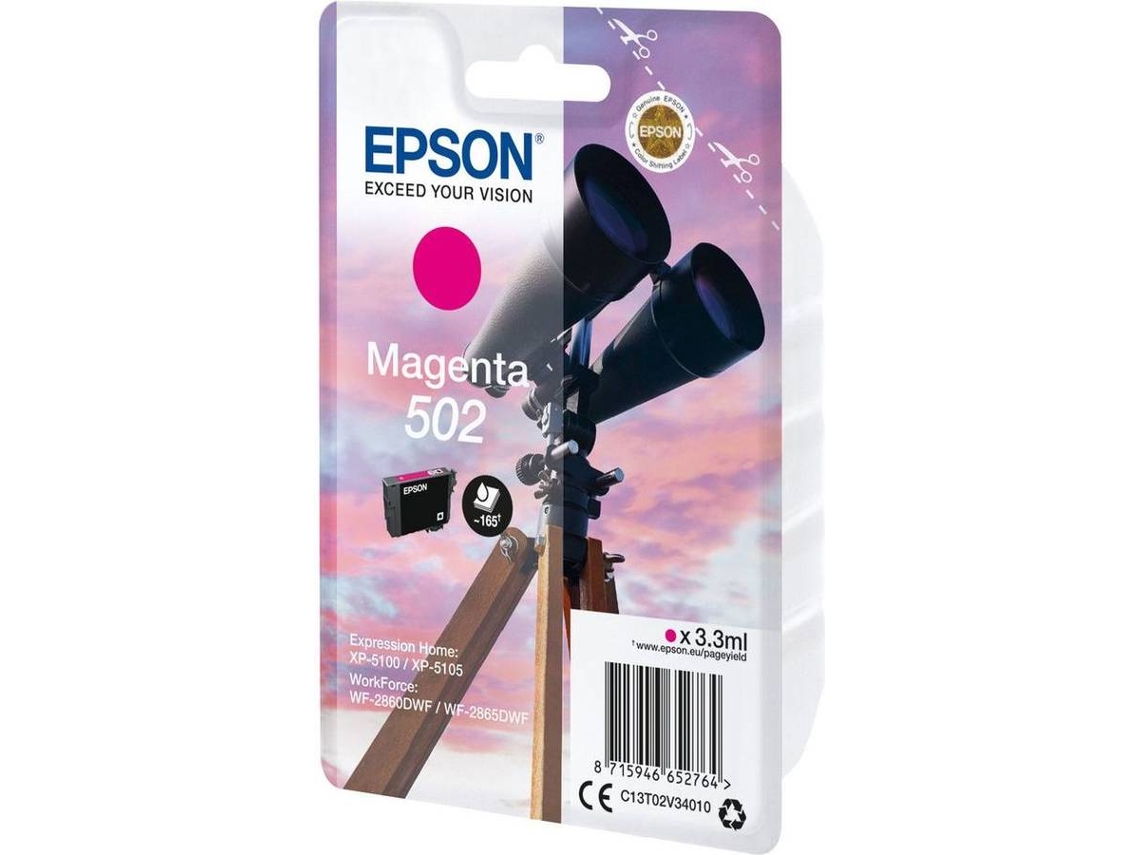 Cartucho de tinta EPSON 502 - C13T02V34020