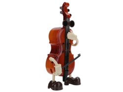 Caja De Música De Violonchelo Manual Con Diseño De Niño Columpiándose - Regalo De Cumpleaños, Decoración Navideña