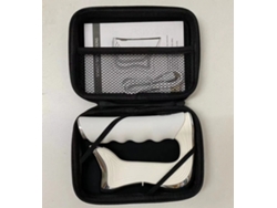 (blanco) Pistola De Masaje De Fascia Eléctrica, Estimulador Muscular De Microcorriente, Herramienta De Rehabilitación Corporal