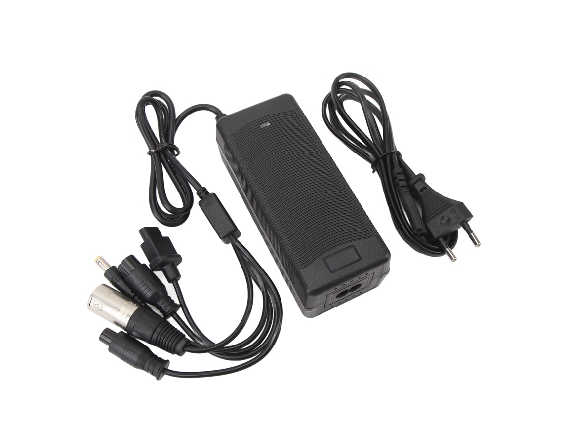 2026-cargador De Batería De Litio 54.6v 2a Adaptador De Alimentación 1 A 5 Para Moto Eléctrica Patinete Bicicleta Eléctrica
