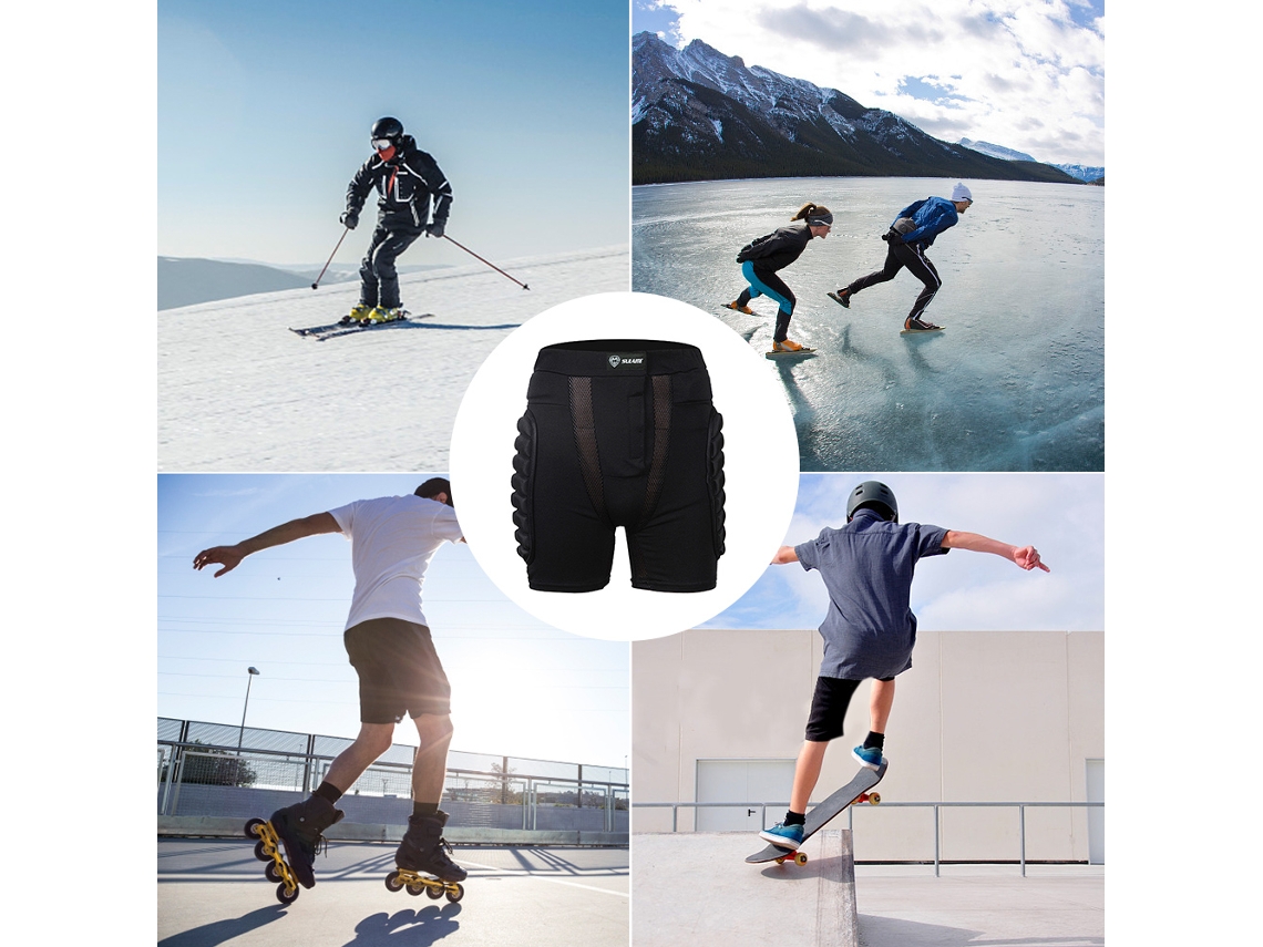 2026-pantalones Cortos Protector De Cadera Con Relleno Para Snowboard, Patinaje, Esquí Y Montar