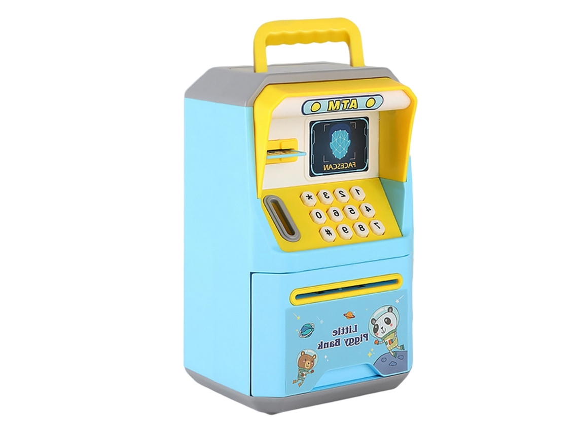 Ats-banco De Dinero Electrónico Grande Cerdito Con Contraseña Y Reconocimiento Facial, Caja De Ahorros Atsm Para Niños