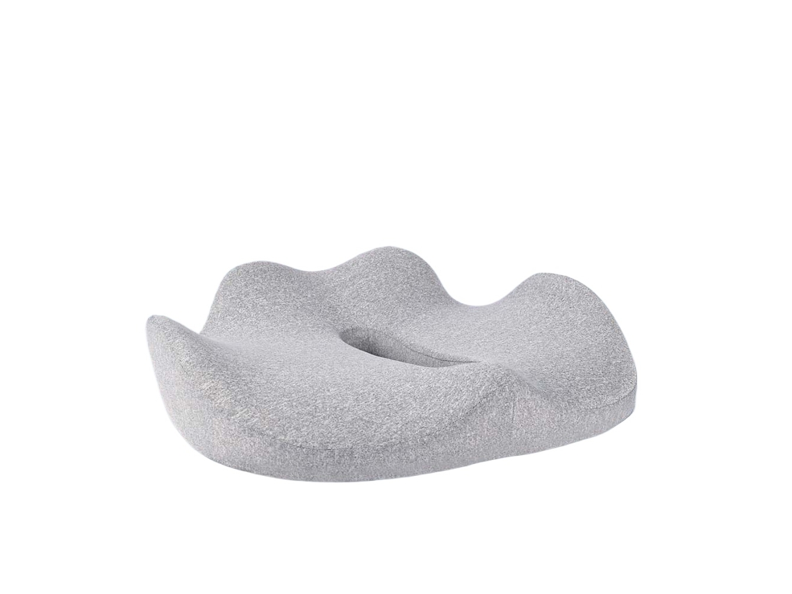 Almohadas Ortopédicas Para Un Mejor Soporte De Cadera Y Coxis, Aliviando La Ciática Y La Presión En Las Piernas. Gris Claro.