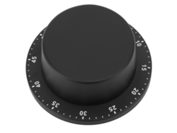 Temporizador Mecánico Magnético De Acero Inoxidable Para Repostería Y Cocina, Alerta Alta, Forma De Disco Negro.