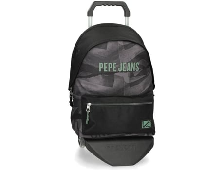 Mochila con Trolley PEPE JEANS Davis (Negro - 31x44x15 cm)