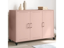Aparador De Acero Rosa 100,5x39x72 Cm