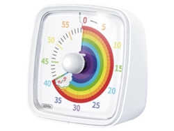 Reloj visual de 60 minutos con luz nocturna y temporizador de cuenta regresiva Pomodoro para niños y adultos