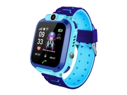 Reloj Inteligente Q12 Para Niños, Color Azul.