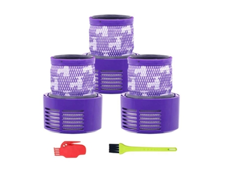 Paquete de 3 filtros de repuesto para aspiradora Dyson V10 Sv12, Compatible con el filtro Dyson número de pieza 969082-01