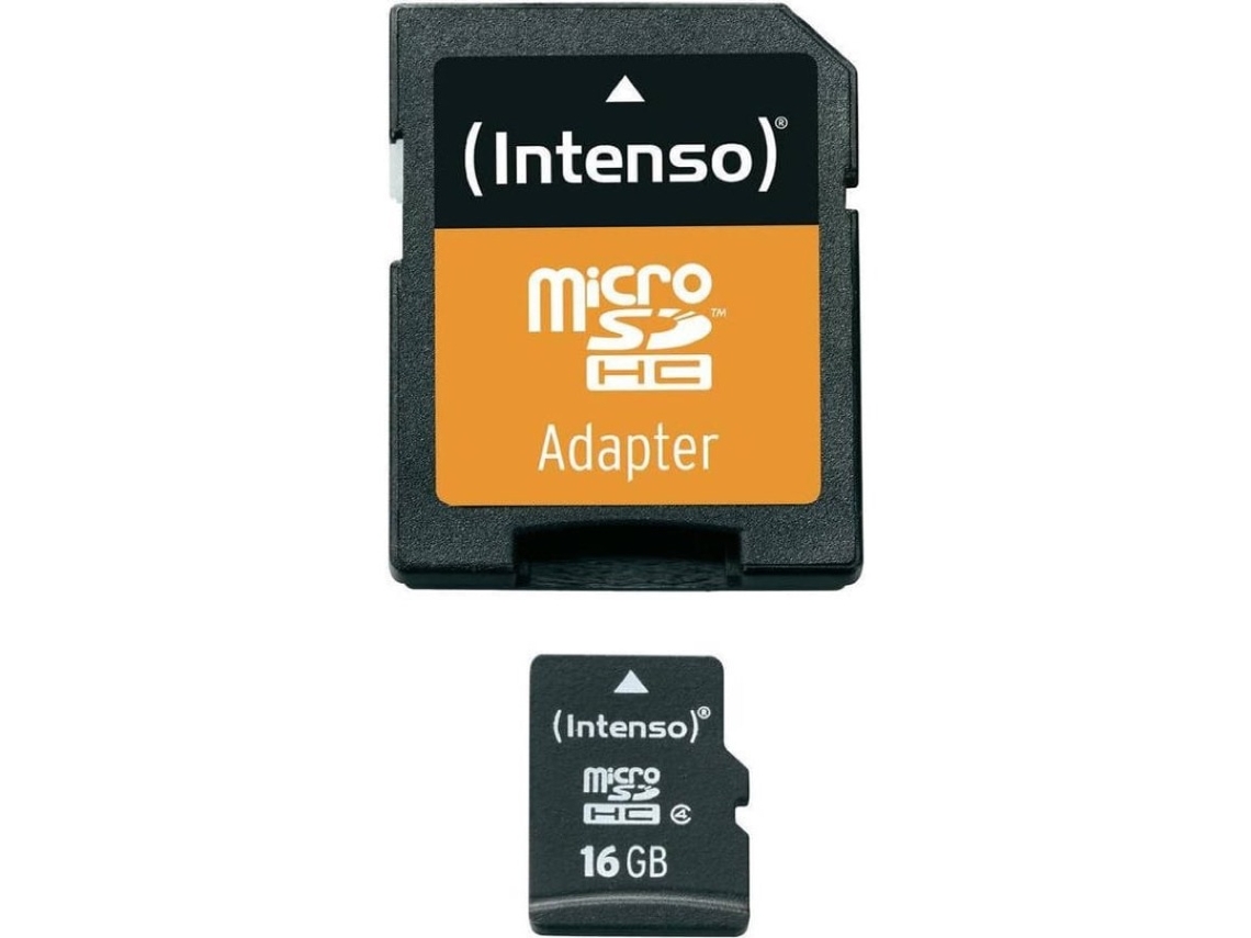 Tarjeta de Memoria INTENSO 16GB MicroSDHC Class 4