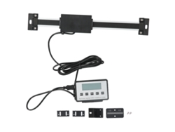Indicador digital lineal métrico e imperial con pantalla LCD para grifos, 0-150 mm, precisión de 0,01 mm, fácil instalación.