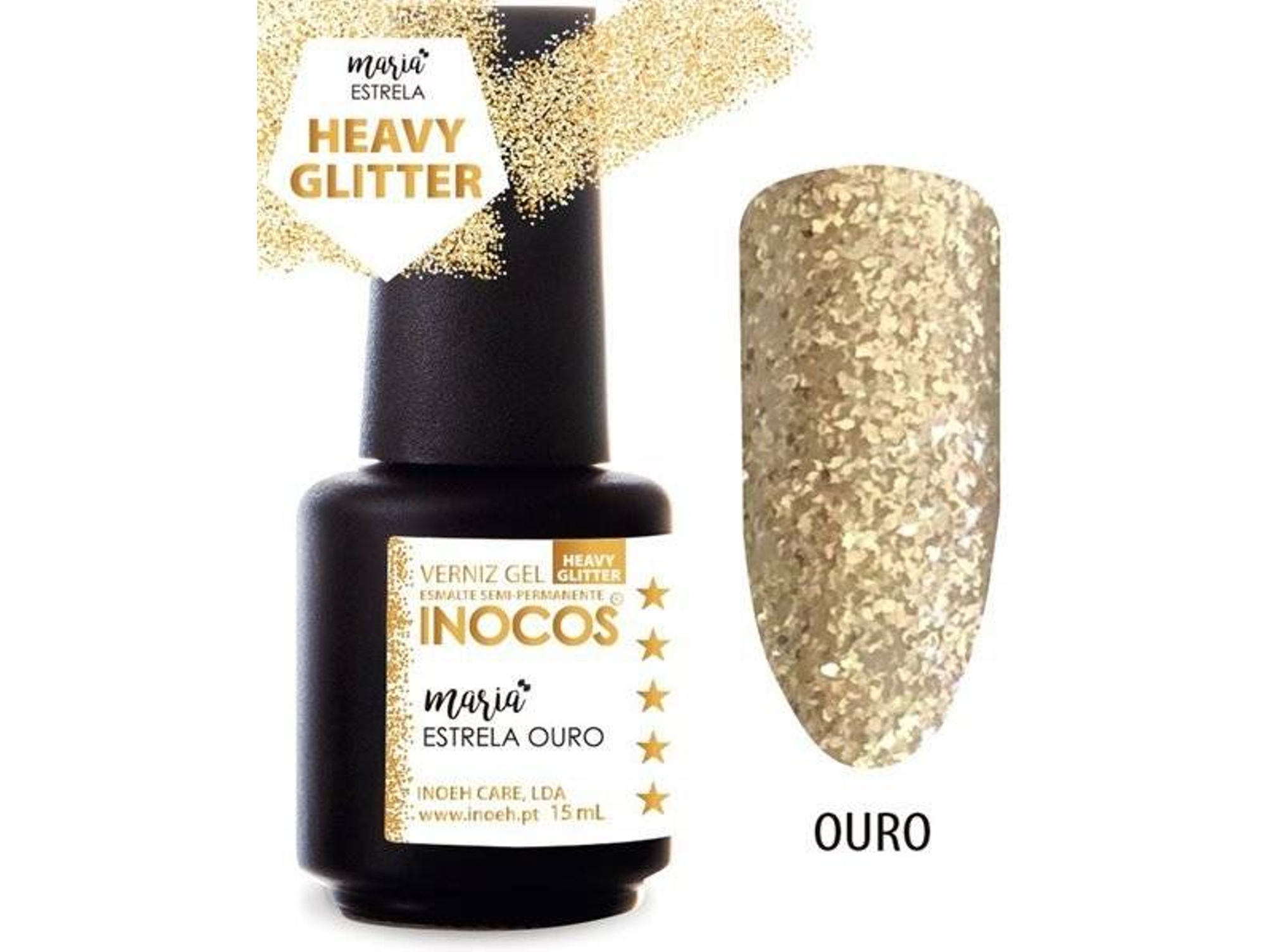 Esmalte de Gel INOCOS Estrela Ouro