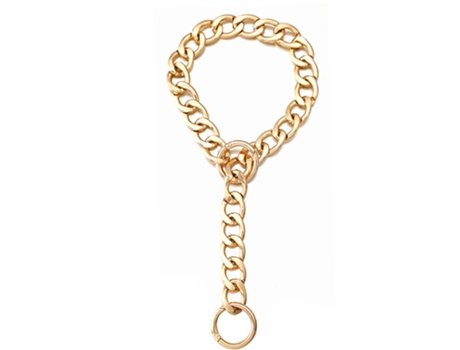 Lindo collar de moda para mascotas, adecuado para bulldogs, cadena de joyería de metal ligero, accesorios para cachorros