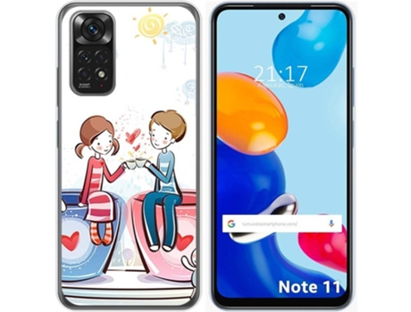 Carcasa Xiaomi Redmi Note 11 TUMUNDOSMARTPHONE Dibujos Café Multicolor