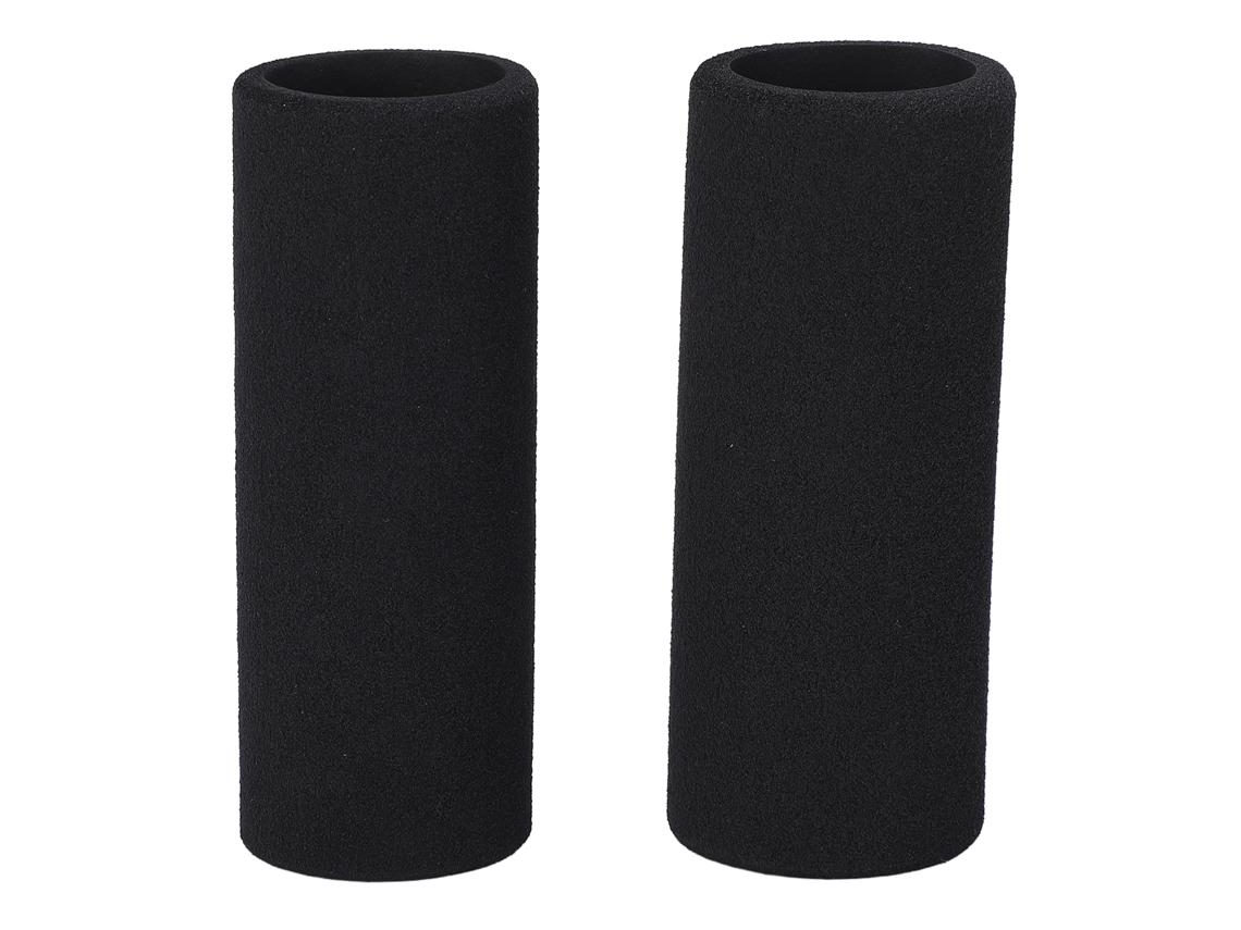 Puños De Esponja Para Manillares De Bicicleta/moto, Antideslizantes, Con Protección Uv, 31 Mm De Diámetro, 12,2 Cm, Color Negro.