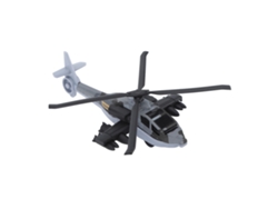 Kit De Coche Avión Blindado De Aleación Con Rotación Y Retroceso Para Niños - Gris