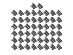 50 Piezas Perilla De Potenciómetro De Plástico De Ingeniería Fija Con Tornillo Lateral 20mm Reemplazo