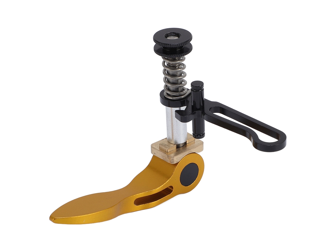 Pince De Selle En Alliage D'aluminium Pour Velo Pliant 3sixty Con Poignée À Libération Rapide Et Crochet Pliant Or