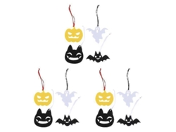 12 piezas de decoraciones colgantes de Halloween para decoración de Halloween Ly Ebike