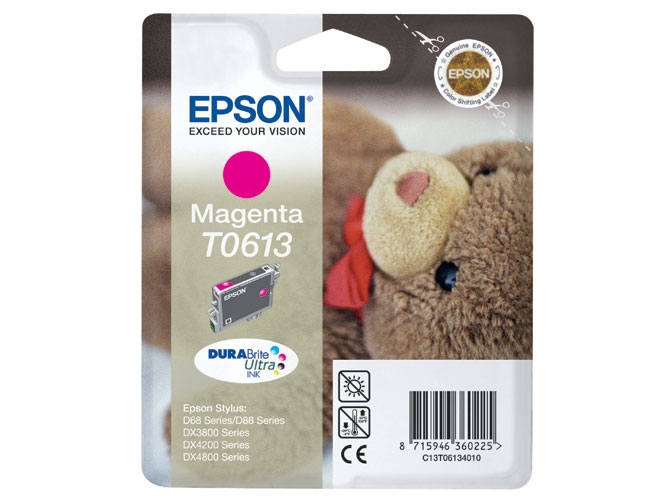 Cartucho EPSON T0613 Magenta (C13T06134020)