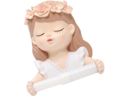 Portarrollos de papel higiénico de pared con forma de niña, práctico para guardar en Ba Gokoco (1 pieza)