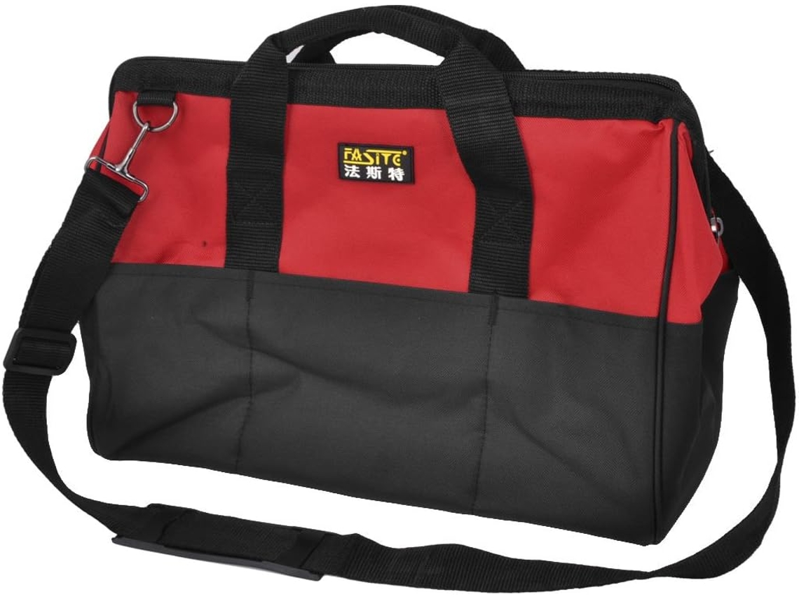 Bolso Portaherramientas Para Multímetro Y Alicates Oxford De Nailon Negro Y Rojo (1809929ff5bf7eb...