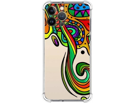Carcasa iPhone 13 Pro Max (6.7) TUMUNDOSMARTPHONE Colores Dibujos Multicolor