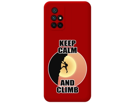 Carcasa Xiaomi Redmi 10 TUMUNDOSMARTPHONE Silicona Líquida Dibujos Rojo