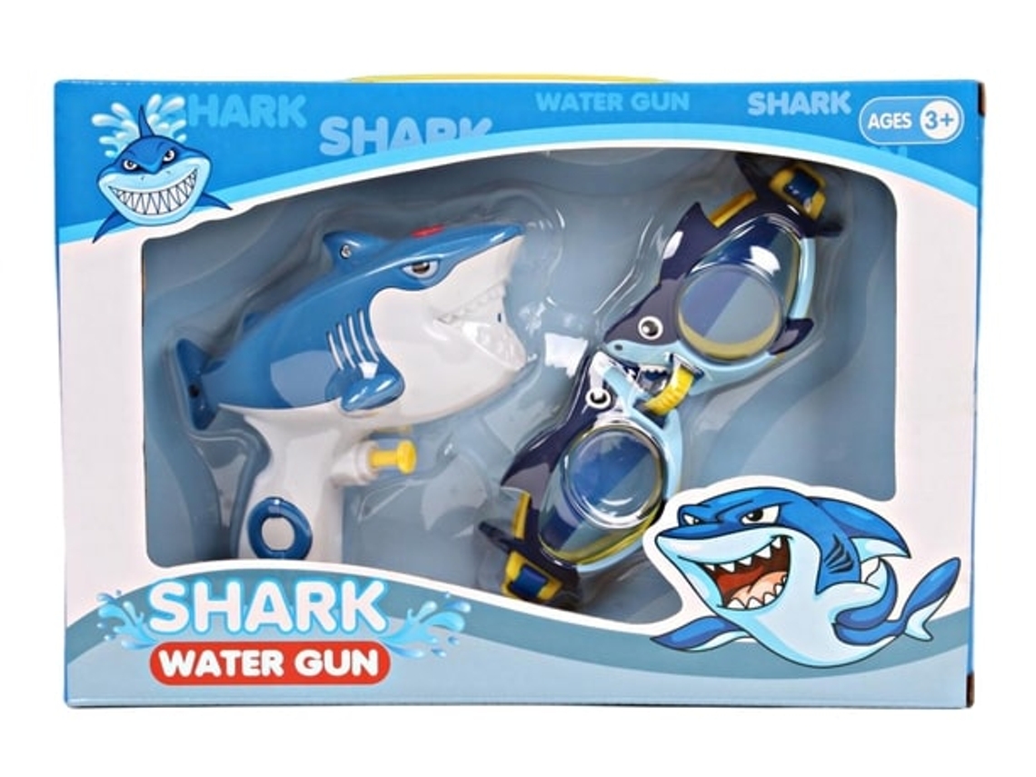 Set de pistola de agua y gafas LPM Shark Water Gun (Edad Mínima Recomendada: 6 años)