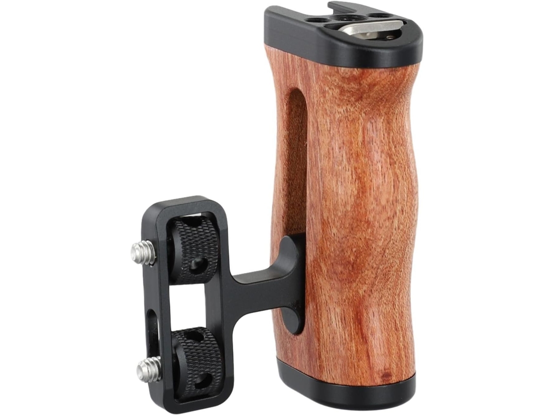 Empuñadura Lateral Ergonómica De Madera Para Cámara Fotográfica
