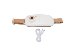 MEOIRUERY Cinturón de Calentamiento Rápido con Display Digital para Dolor Menstrual Plegable Carga USB para Mujeres