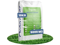 Césped Microclover Semilla de Trébol Puro 10 Kg para 5000 M2 ORGANIFER