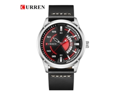 Reloj De Vestir Para Hombre Con Correa De Cuero, Calendario Y Movimiento Japonés.