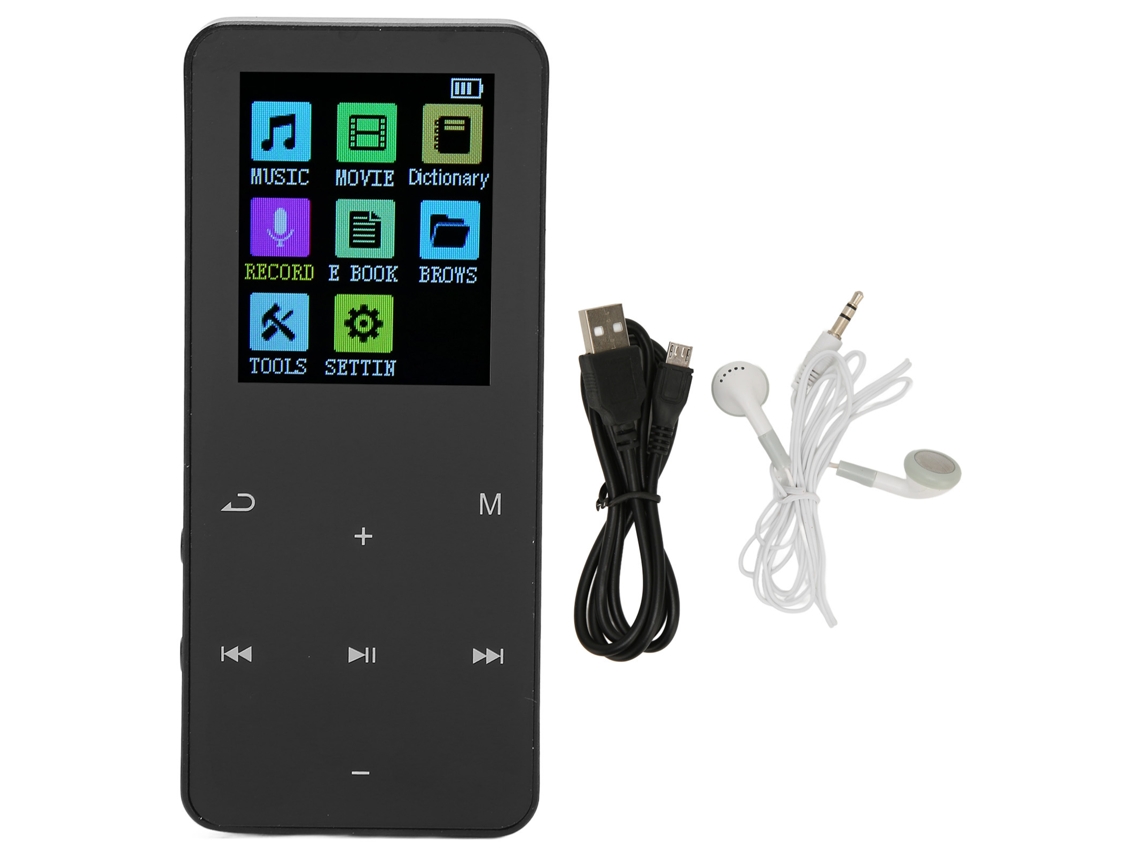 Reproductor De Música Mp3 Con Bluetooth 5.0 Hifi, Sonido Sin Pérdidas, Función De Manos Libres, Radio Fm Y Funciones Multimedia.