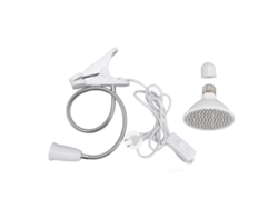 Lámpara Led De Cultivo De Espectro Completo De 8 W Con Casquillo E27 Y Abrazadera Para Plantas De Interior.