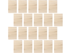 Tablas de Taekwondo, Madera color caqui, 20 piezas, Tablas de entrenamiento, Tablas rompibles para niños y niñas