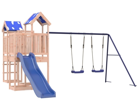 Parque Infantil De Exterior VIDAXL Marrón Madera