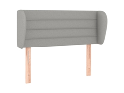 Maison Exclusive - Cabecero De Tela Gris Claro 83x23x78/88 Cm