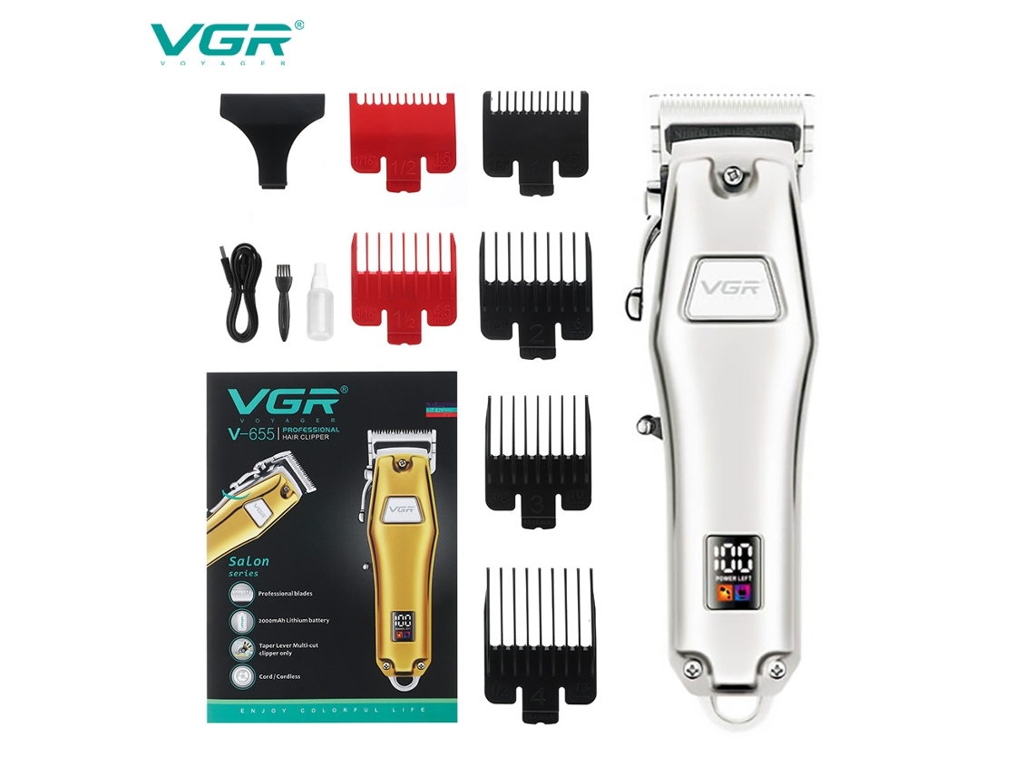 (plata) Máquina De Cortar Pelo Eléctrica Estilo Americano Retro, Color Dorado, Para Afeitar Y Recortar El Cabello.